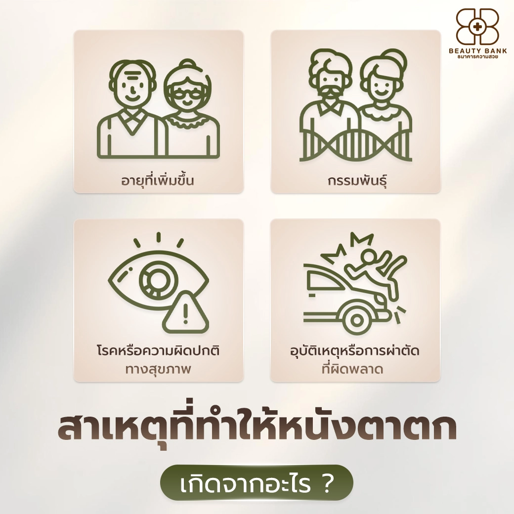 สาเหตุที่ทำให้หนังตาตก